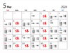 ５月予約空き状況「５月予約空き状況です！」