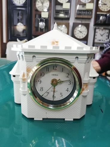 「おもしろいお城の時計修理♪(*´∀｀)」