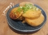 「突撃わが家の晩ごはん@山芋ステーキ～バターポン酢～」