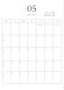 5月営業カレンダー「5月の営業日程　【野菜がたっぷり食べられる丸の内のギャラリーカフェ】」