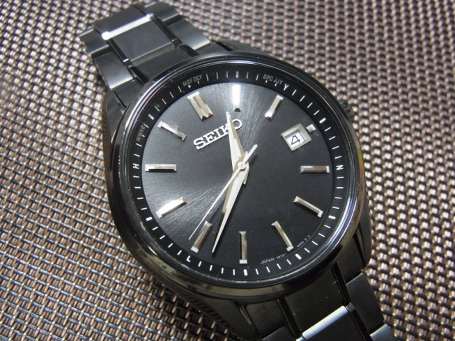 「 セイコー/SEIKO 腕時計 ソーラー 7B72-0AG0 ブラック チタンを買取りさせていただきました！【買取センターGP 八千代台にて、貴金属や金、バッグなどさまざまなお品物をお買取りしております。無料査定もお気軽に！】」