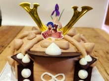 こどもの日🎏生チョコカブトケーキ