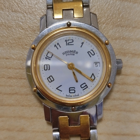 エルメス腕時計の定番、クリッパー♪「エルメス（Hermès）の腕時計クリッパーをお買取りさせていただきました【金沢区・磯子区】ブランド腕時計の買取なら買取専門店大吉イオン金沢シーサイド店におまかせください」
