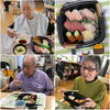 「デイサービスでお寿司を食べました🍣✨🙏」