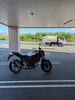バイクで訪問「天気が良いですね❗」
