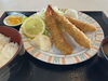エビフライ定食　950円「白帆の湯・水郷の間・新メニューのご紹介(^^♪」