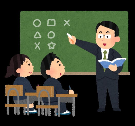 授業イラスト「当塾で伸びやすい生徒(中学生)」