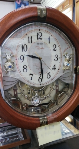 「御退職記念の振り子時計、修理(^.^)」