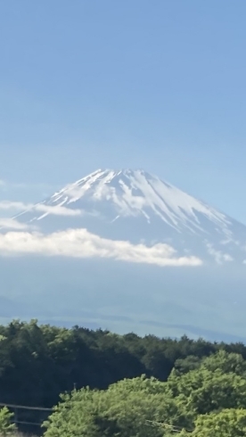 「富士山の神様にご挨拶に行ってまいりました。」