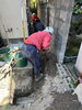 専門業者さんご指導の元、穴掘り作業😊「お悩み😣排水の詰まりを解消💡何度も詰まる排水にストレスを感じていたら、ベンリー福山東へ‼️」