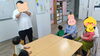座ってお話を聞くのも大事なことだよ！「5/17(金)楽器作り📯【札幌市北区児童デイサービスこぱんはうすさくら札幌太平教室】」