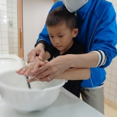 手洗い研修をしました！！