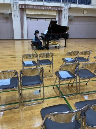 リハに向けてのリハ「ピアノコンクール本番に向けて、リハーサルを行いました。新潟市西区のピアノ教室です。」