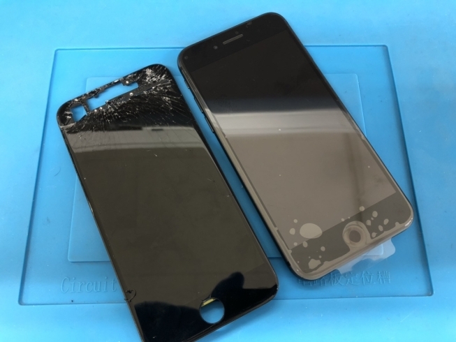 iPhoneSE2画面修理「ガラスが剥がれ落ちてくる【iPhone】」