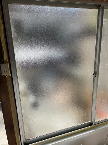 ガラス割替工事「京都市山科区でガラスの割替工事をしました。」