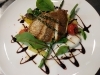 「本日のオススメは魚!!　ソイの香草焼き🐟 前菜には炙り真鯛🐟  【黒ソイの香草焼き、バルサミコソース】」