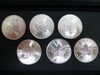 メイプルリーフ銀貨 6枚「メイプルリーフ銀貨をお買取り♪　買取専門 金のクマ 沼津店」