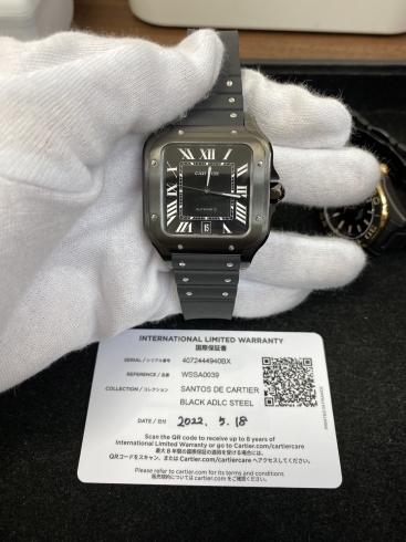 カルティエ サントスドゥ カルティエLM 買取「ブランド時計買取なら大黒屋 東武練馬イオン前店にお越しください！　カルティエ サントスドゥ カルティエLMを買い取りました。」