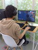 オンラインゲーム会の様子「ゲーム交流会」