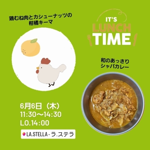 「本日は「鶏むね肉とカシュー（以下略」＆「和のあっさりシャバカレー」」