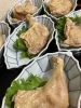 片栗粉、塩で華かぐら風鳥足「華かぐら風鳥足‼️」
