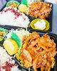 「今日は、肉！肉！肉！のお弁当😋」