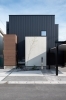 シンプルなフォルムを重ねた外観「住宅/建築事例/施工事例/すまいのアトリエ/大河原建設/島田市/ZEH/耐震等級3/省エネ/テクノストラクチャー工法」