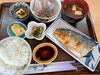 鯖の塩焼き+刺身盛り合わせ定食 1900円円「鯖の塩焼き+刺身盛り合わせ定食1900円」