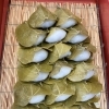 柏餅の葉っぱがサンキライの葉に変わりました！