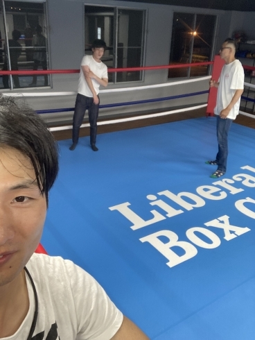 「プロボクサーの後輩達🥊リベラルボックスジム！岡山市東区ボクシングジム」