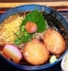 夏季限定ぶっかけ大根海老餅そば「夏季限定メニュー「ぶっかけ大根海老餅そば」始まります✨」