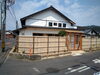 出雲玉家外観「大社のお宿『出雲玉家』の看板筆耕」