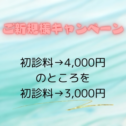 ご新規様対象🌈「キャンペーン実施中🌈」