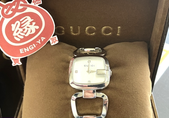 GUCCI 腕時計レディース YA125502買取「【グッチ/GUCCI 腕時計 レディース G-グッチYA125502 】買取いたしました！米子市 買取専門店【えんぎや 米子店】」