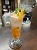 オレンジクリームソーダ　680円「オレンジクリームソーダー！高島駅近く、カウベルコーヒー」