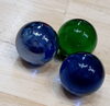 ビー玉遊びで使用した「ビー玉」「むかし遊びの日（ビー玉）（札幌市北区児童デイ　まんまる札幌篠路）」