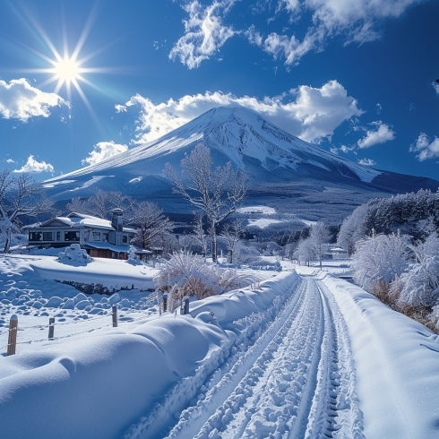冬の富士山「早速、富士山　写真の投稿ありがとうございました。」