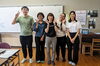 介護福祉科の皆さん「日本ITビジネスカレッジで授業をさせていただきました」