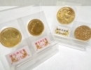 宝塚市栄町のお客様。10万円と5万円の記念金貨のお買取りです。金貨は、おたからやJR伊丹店だけの特別価格で高く売れます！