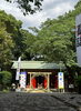 社殿前に茅の輪が設置されました「『夏詣』で御嶽神社へお詣り」