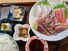 刺身盛り合わせ定食　　1900円「刺身盛り合わせ定食　1900円」