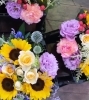 「ひまわりのブーケ🌻💐【越前市/花屋/生花/フラワーアレンジメント/ふるーれ・T】」