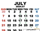7月の営業日程と営業時間変更のお知らせ