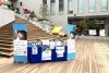 生涯学習センターアトリウム「生涯学習センターにて　稲毛保健福祉センター・・・里親制度説明会開催！　子どもが家庭で育つ機会を　千葉事務所　都賀駅徒歩５分」