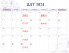 「満福　7月の営業カレンダー」