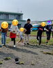 昔遊びでの様子😊「むかし遊びの日（靴飛ばし）（札幌市北区児童デイ　まんまる札幌篠路）」