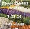 「今週末の(Y)ours CAMPUS MARKET情報✨」