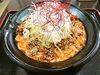 よ～く混ぜてお召し上がりください「夏季限定ラーメン『冷やし担々麵』始めました！※平日限定です」