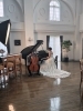 お2人で演奏されたそうです。「ご結婚おめでとうございます。新潟市西区にあるピアノ教室です。」