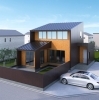 「2024年秋着工予定のZEH住宅cpse16🏡【《天然板》×《ガルバリウム鋼板》を使った完全オーダーメイドの家づくり　注文住宅なら『清水住建』】」